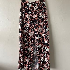 Floral Avian Maxi Skirt